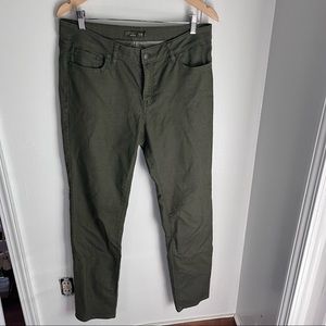 Prana Women’s Green Slim Fit Stretch Pants Size 12